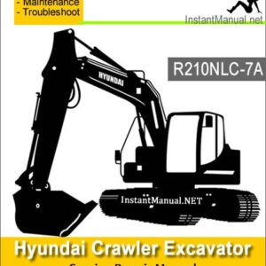 Hyundai Crawler Excavator R210NLC-7A Service Repair Manual