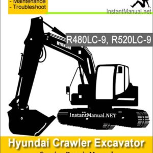 Hyundai Crawler Excavator R480LC-9, R520LC-9 Service Repair Manual