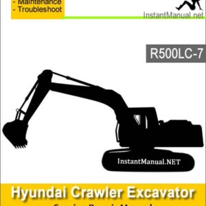 Hyundai Crawler Excavator R500LC-7 Service Repair Manual