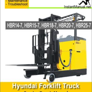 Hyundai Forklift Truck HBR14-7 HBR15-7 HBR18-7 HBR20-7 HBR25-7 Service Repair Manual