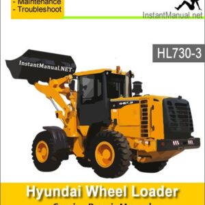 Hyundai Wheel Loader HL730-3 Service Repair Manual