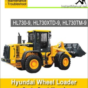 Hyundai Wheel Loader HL730-9 HL730XTD-9 HL730TM-9 Service Repair Manual