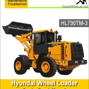 Hyundai Wheel Loader HL730TM-3 Service Repair Manual