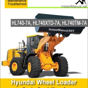 Hyundai Wheel Loader HL757-7A HL757XTD-7A HL757TM-7A Service Repair Manual