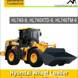 Hyundai Wheel Loader HL757-9 HL757XTD-9 HL757TM-9 Service Repair Manual