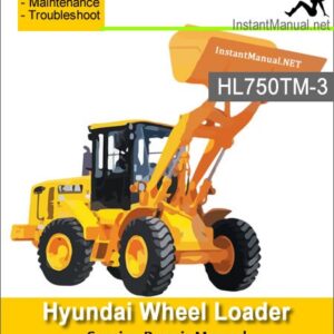 Hyundai Wheel Loader HL750TM-3 Service Repair Manual