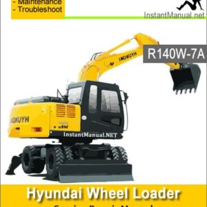 Hyundai Wheel Excavator R140W-7A Service Repair Manual