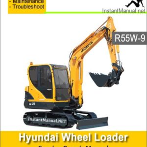 Hyundai Wheel Excavator R55W-9 Service Repair Manual