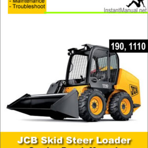 JCB Robot 190 1110 Skid Steer Loader Service Repair Manual
