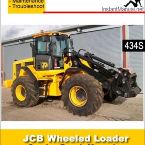JCB 434S Wheel Loader Shovel Service Repair Manual