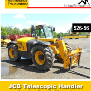 JCB 526-56 Telescopic Handler Service Repair Manual