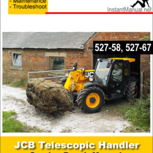 JCB 527-58 527-67 Telescopic Handler Service Repair Manual