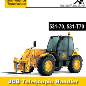 JCB 531-70 531-T70 Telescopic Handler Service Repair Manual