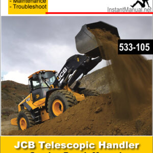 JCB 533-105 Telescopic Handler Service Repair Manual SN 1508000