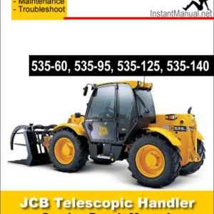 JCB 535-60 535-95 535-125 535-140 Telescopic Handler Service Repair Manual