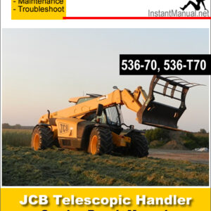 JCB 536-70 536-T70 Telescopic Handler Service Repair Manual