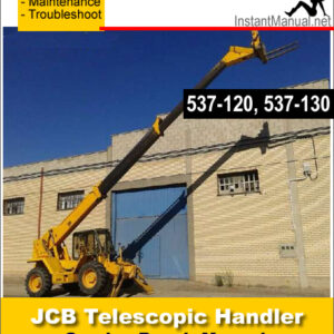 JCB 537-120 537-130 Telescopic Handler Service Repair Manual