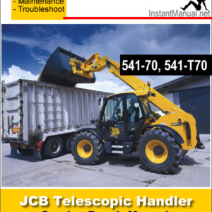 JCB 541-70 541-T70 Telescopic Handler Service Repair Manual