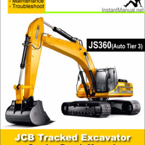 JCB JS360 (Auto Tier 3) Tracked Excavator Service Repair Manual