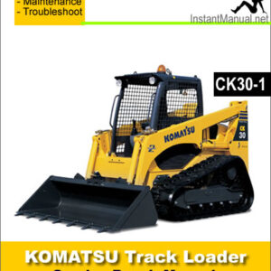 Komatsu CK30-1 Compact Track Loader Service Repair Manual