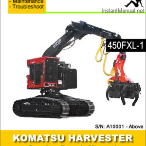 Komatsu 450FXL-1 Crawler Feller Buncher Service Repair Manual SN A10001-Up