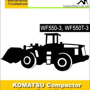 Komatsu WF550-3 WF550T-3 Trash Compactor Service Repair Manual