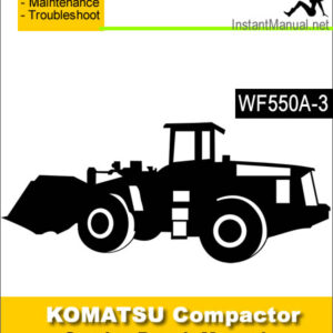 Komatsu WF550A-3 Trash Compactor Service Repair Manual