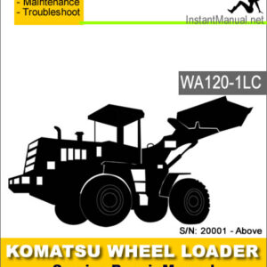 Komatsu WA120-1LC Wheel Loader Service Repair Manual