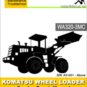 Komatsu WA320-3MC Wheel Loader Service Repair Manual