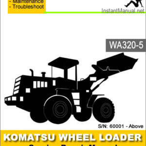Komatsu WA320-5 Wheel Loader Service Repair Manual