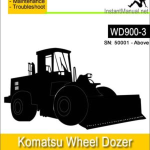 Komatsu WD900-3 Wheel Dozer Service Repair Manual SN 50001-Up