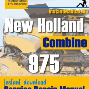 New Holland 975 Combine Service Repair Manual