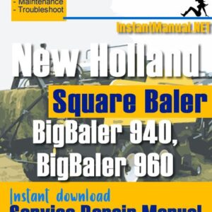 New Holland BB940 BB960 Square Baler Service Repair Manual