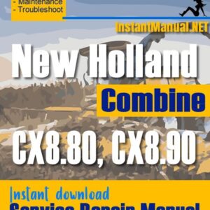 New Holland CX8.80, CX8.90 Combine Service Repair Manual