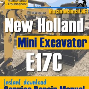 New Holland E17C Mini Excavator Service Repair Manual