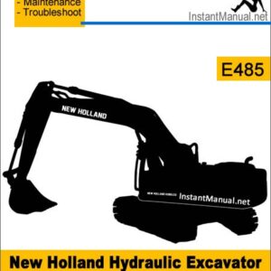 New Holland E485 Hydraulic Excavator Service Repair Manual