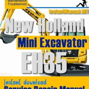New Holland EH35 Mini Excavator Service Repair Manual