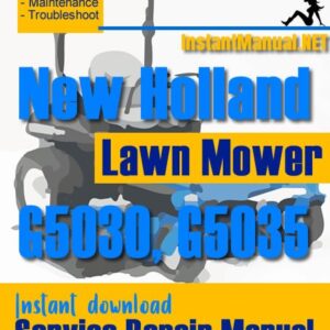 New Holland G5030, G5035 Lawn Mower Service Repair Manual