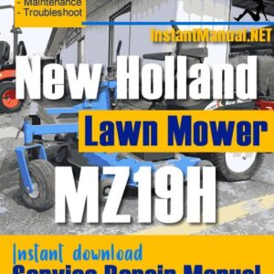 New Holland MZ19H Lawn Mower Service Repair Manual