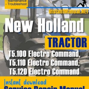 New Holland T5.100EC, T5.110EC, T5.120EC Tractor Service Repair Manual