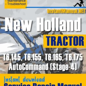 New Holland T6.145AC, T6.155AC, T6.165AC, T6.175AC (Stage-4) Tractor Service Repair Manual