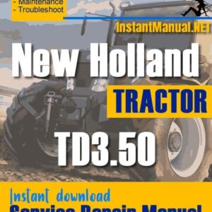 New Holland TD3.50 Tractor Service Repair Manual