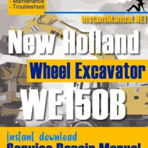 New Holland WE150B Wheel Excavator Service Repair Manual