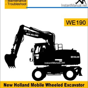 New Holland WE190 Wheel Excavator Service Repair Manual