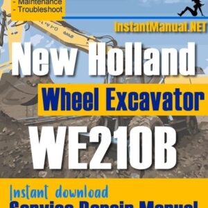 New Holland WE210B Wheel Excavator Service Repair Manual