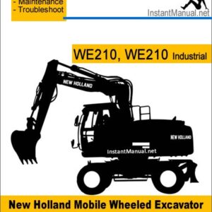 New Holland WE210 WE210 Industrial Wheel Excavator Service Repair Manual